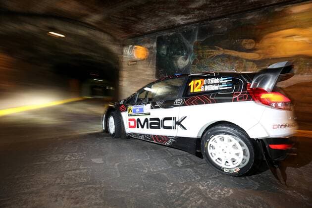Estonian Ott Tanak in his Ford Fiesta RS WRC Motorsport Rallye WM during the inaugural circuit of the 13th Rally World Championship WM Weltmeisterschaft at tunnels of Guanajuato, Mexico, 03 March 2016. The event will run until next 06 March. 13TH RALLY WORLD CHAMPIONSHIP IN MEXICO !ACHTUNG: NUR REDAKTIONELLE NUTZUNG!  MX05 20160304-635926665913769695