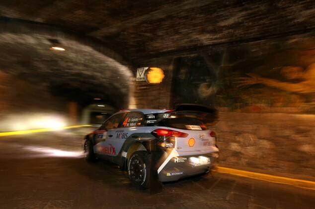 Spanish Daniel Sordo in his Hyundai N i20 WRC Motorsport Rallye WM during the inaugural circuit of the 13th Rally World Championship WM Weltmeisterschaft at tunnels of Guanajuato, Mexico, 03 March 2016. The event will run until next 06 March. 13TH RALLY WORLD CHAMPIONSHIP IN MEXICO !ACHTUNG: NUR REDAKTIONELLE NUTZUNG!  MX05 20160304-635926667227289695