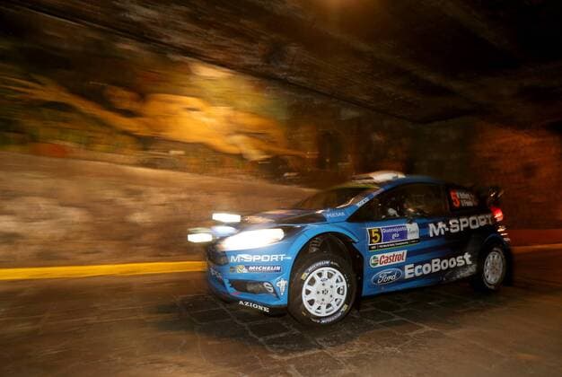 Norwegian Mads Ostberg in his Ford Fiesta RS WRC Motorsport Rallye WM during the inaugural circuit of the 13th Rally World Championship WM Weltmeisterschaft at tunnels of Guanajuato, Mexico, 03 March 2016. The event will run until next 06 March. 13TH RALLY WORLD CHAMPIONSHIP IN MEXICO !ACHTUNG: NUR REDAKTIONELLE NUTZUNG!  MX05 20160304-635926673476493695
