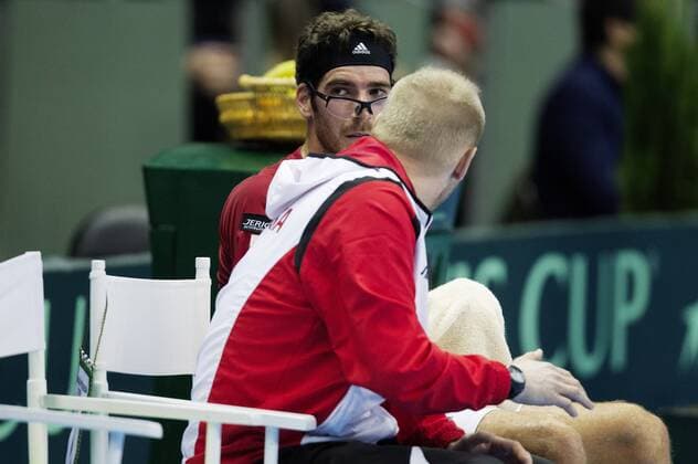 TENNIS - ITF, Davis Cup, POR vs AUT GUIMARAES,PORTUGAL,04.MAR.16 - TENNIS - ITF, Davis Cup, Portugal vs Austria. Image shows Gerald Melzer (AUT). GEPAxpictures xMatthiasxHauer