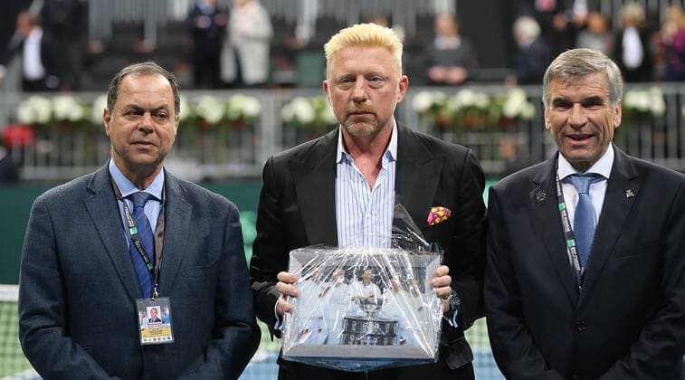 Boris Becker Ehrung durch den DTB