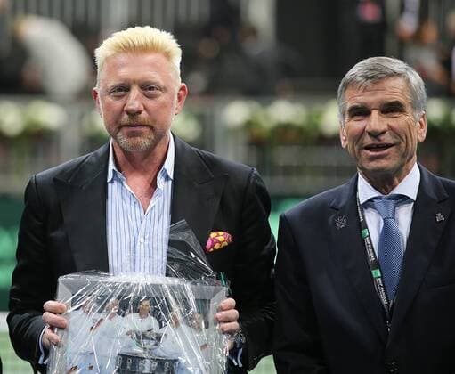 Boris Becker Ehrung durch den DTB