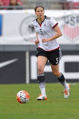 March 3, 2016 - Tampa, Florida, USA - Germany defender Annike Krahn (5) during a She Believes Cup game against France at Raymond James Stadium on March 3, 2016 in Tampa, Florida. Germany won 1-0. Germany vs France - ZUMAm63_