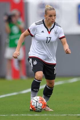 March 3, 2016 - Tampa, Florida, USA - Germany midfielder Isabel Kerschowski (17) during a She Believes Cup game against France at Raymond James Stadium on March 3, 2016 in Tampa, Florida. Germany won 1-0. Germany vs France - ZUMAm63_