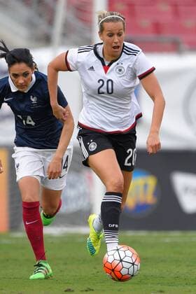 March 3, 2016 - Tampa, Florida, USA - Germany midfielder Lena Goessling (20) during a She Believes Cup game against France at Raymond James Stadium on March 3, 2016 in Tampa, Florida. Germany won 1-0. Germany vs France - ZUMAm63_