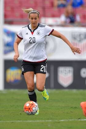 March 3, 2016 - Tampa, Florida, USA - Germany midfielder Lena Goessling (20) during a She Believes Cup game against France at Raymond James Stadium on March 3, 2016 in Tampa, Florida. Germany won 1-0. Germany vs France - ZUMAm63_