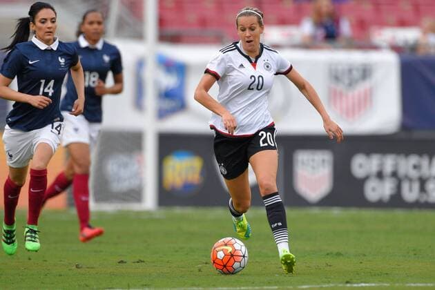 March 3, 2016 - Tampa, Florida, USA - Germany midfielder Lena Goessling (20) during a She Believes Cup game against France at Raymond James Stadium on March 3, 2016 in Tampa, Florida. Germany won 1-0. Germany vs France - ZUMAm63_
