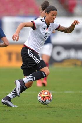 March 3, 2016 - Tampa, Florida, USA - Germany forward Dzsenifer Marozsan (10) during a She Believes Cup game against France at Raymond James Stadium on March 3, 2016 in Tampa, Florida. Germany won 1-0. Germany vs France - ZUMAm63_