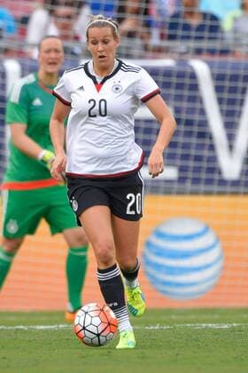 March 3, 2016 - Tampa, Florida, USA - Germany midfielder Lena Goessling (20) during a She Believes Cup game against France at Raymond James Stadium on March 3, 2016 in Tampa, Florida. Germany won 1-0. Germany vs France - ZUMAm63_