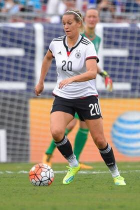 March 3, 2016 - Tampa, Florida, USA - Germany midfielder Lena Goessling (20) during a She Believes Cup game against France at Raymond James Stadium on March 3, 2016 in Tampa, Florida. Germany won 1-0. Germany vs France - ZUMAm63_