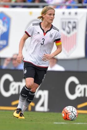 March 3, 2016 - Tampa, Florida, USA - Germany defender Saskia Bartusiak (3) during a She Believes Cup game against France at Raymond James Stadium on March 3, 2016 in Tampa, Florida. Germany won 1-0. Germany vs France - ZUMAm63_