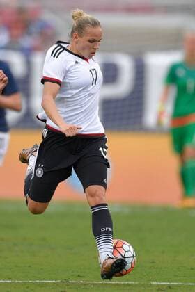 March 3, 2016 - Tampa, Florida, USA - Germany midfielder Isabel Kerschowski (17) during a She Believes Cup game against France at Raymond James Stadium on March 3, 2016 in Tampa, Florida. Germany won 1-0. Germany vs France - ZUMAm63_