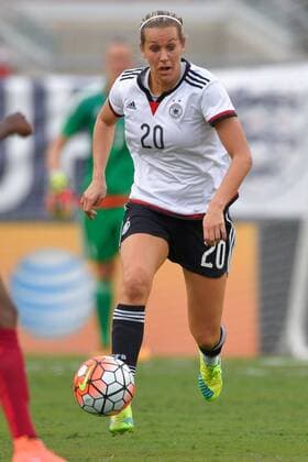 March 3, 2016 - Tampa, Florida, USA - Germany midfielder Lena Goessling (20) during a She Believes Cup game against France at Raymond James Stadium on March 3, 2016 in Tampa, Florida. Germany won 1-0. Germany vs France - ZUMAm63_