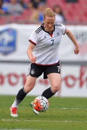 March 3, 2016 - Tampa, Florida, USA - Germany midfielder Melanie Behringer (7) during a She Believes Cup game against France at Raymond James Stadium on March 3, 2016 in Tampa, Florida. Germany won 1-0. Germany vs France - ZUMAm63_