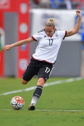 March 3, 2016 - Tampa, Florida, USA - Germany midfielder Isabel Kerschowski (17) during a She Believes Cup game against France at Raymond James Stadium on March 3, 2016 in Tampa, Florida. Germany won 1-0. Germany vs France - ZUMAm63_
