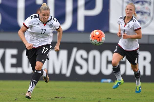 March 3, 2016 - Tampa, Florida, USA - Germany midfielder Isabel Kerschowski (17) during a She Believes Cup game against France at Raymond James Stadium on March 3, 2016 in Tampa, Florida. Germany won 1-0. Germany vs France - ZUMAm63_
