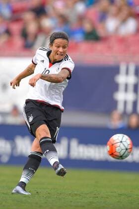 March 3, 2016 - Tampa, Florida, USA - Germany forward Dzsenifer Marozsan (10) during a She Believes Cup game against France at Raymond James Stadium on March 3, 2016 in Tampa, Florida. Germany won 1-0. Germany vs France - ZUMAm63_