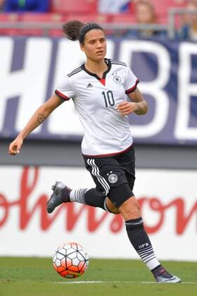 March 3, 2016 - Tampa, Florida, USA - Germany forward Dzsenifer Marozsan (10) during a She Believes Cup game against France at Raymond James Stadium on March 3, 2016 in Tampa, Florida. Germany won 1-0. Germany vs France - ZUMAm63_
