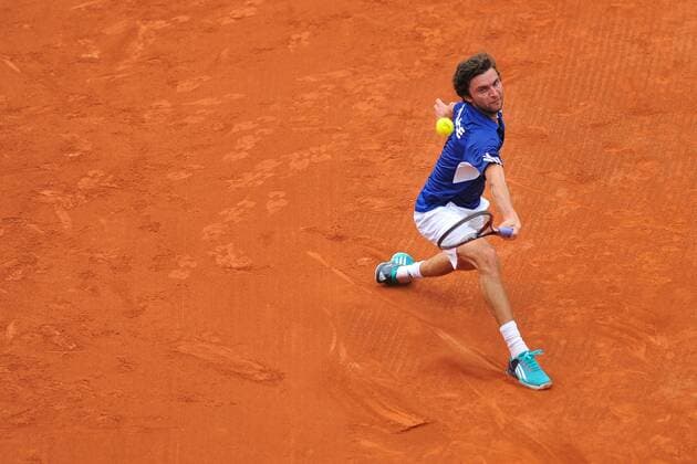Gilles Simon (Fra) TENNIS : Coupe Davis France vs Canada 2016 - 04 03 2016 TennisMagazine Panoramic 