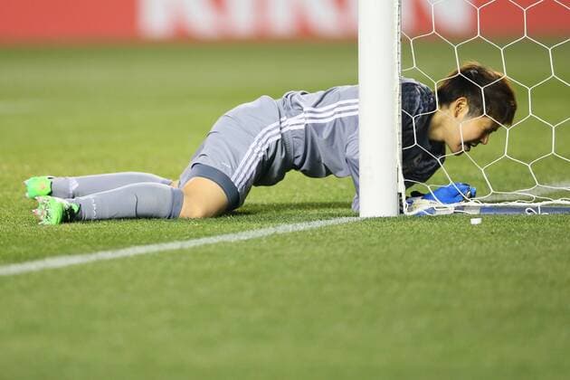 Miho Fukumoto (JPN), MARCH 4, 2016 - Football Soccer : AFC Women s Olympic Football Tournament Rio 2016 Asian Qualifier Final Round match between Japan 1-2 China at Kincho Stadium, Osaka, Japan, Noxthirdxpartyxsales  (umqa034083)