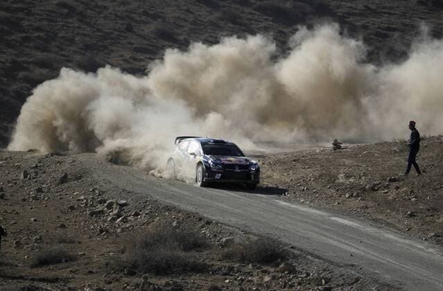 Norewgian Andreas Mikkelsen drives his VW Polo R WRC Motorsport Rallye WM during the first day of competition of the 13th Rally World Championship WM Weltmeisterschaft in Leon, Mexico, 04 March 2016. The event will run until next 06 March. 13TH RALLY WORLD CHAMPIONSHIP IN MEXICO !ACHTUNG: NUR REDAKTIONELLE NUTZUNG!  MX05 20160305-635927465935917817
