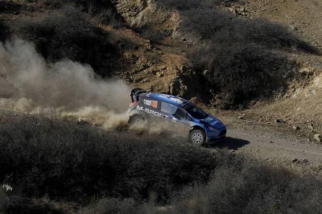 Norewgian Mads Ostberg drives his Ford Fiesta RS WRC Motorsport Rallye WM during the first day of competition of the 13th Rally World Championship WM Weltmeisterschaft in Leon, Mexico, 04 March 2016. The event will run until next 06 March. 13TH RALLY WORLD CHAMPIONSHIP IN MEXICO !ACHTUNG: NUR REDAKTIONELLE NUTZUNG!  MX05 20160305-635927466592521817