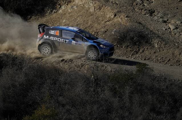 French Eric Camilli drives his Ford Fiesta RS WRC Motorsport Rallye WM during the first day of competition of the 13th Rally World Championship WM Weltmeisterschaft in Leon, Mexico, 04 March 2016. The event will run until next 06 March. 13TH RALLY WORLD CHAMPIONSHIP IN MEXICO !ACHTUNG: NUR REDAKTIONELLE NUTZUNG!  MX05 20160305-635927470053512353