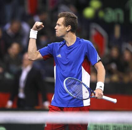 Tennis, Davis Cup, Alexander Zverev - Tomas Tomas Berdych Photo : Tomas Tomas Berdych ( CZE ) Tennis Daviscup am Fr. 04.03.2016 Deutschland - Tschechien
