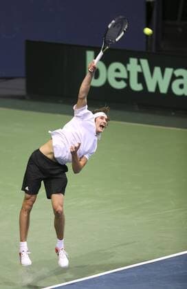 Tennis, Davis Cup, Alexander Zverev - Tomas Tomas Berdych Foto : Micha Zverev ( GER ) Tennis Daviscup am Fr. 04.03.2016 Deutschland - Tschechien