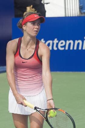March 4, 2016 - Kuala Lumpur, malaysia - Elina Svitolina from Ukraine serves during a match with Kristina Kucova from Slovakia in the women s singles tennis tournament of the WTA Tennis Damen BMW Malaysian Open 2016 at Royal Selangor Golf Club in Kuala Lumpur, Malaysia, on March 4 2016. WTA Malaysian Open - Kristina Kucova vs Elina Svitolin  - ZUMAn230