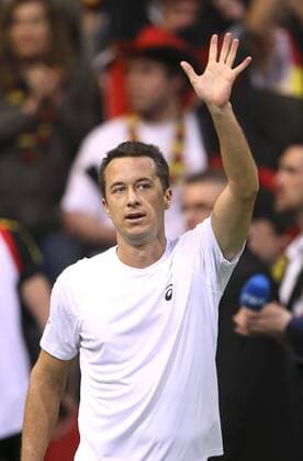 Foto : Winner Philipp Kohlschreiber ( GER ) defeats Rosol (CZE) in 5 sets Tennis Daviscup am Fr. 04.03.2016 Deutschland - Tschechien