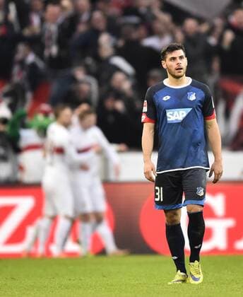 Tor zum 5:1 durch Timo Werner VfB Stuttgart Torjubel Enttäuschung bei Kevin Volland TSG 1899 Hoffenheim VfB Stuttgart vs TSG 1899 Hoffenheim 05.03.2016 VfB Stuttgart vs TSG 1899 Hoffenheim