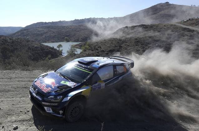 Norwegian driver Andreas Mikkelsen in his VW Polo R WRC Motorsport Rallye WM during the second day of competition of the 13th Rally World Championship WM Weltmeisterschaft in Leon, Mexico, 05 March 2016. The event will run until next 06 March. 13TH RALLY WORLD CHAMPIONSHIP IN MEXICO !ACHTUNG: NUR REDAKTIONELLE NUTZUNG!  20160305-635928042025091326