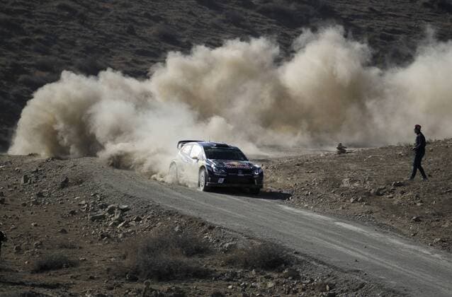 Norwegian driver Andreas Mikkelsen in his VW Polo R WRC Motorsport Rallye WM during the second day of competition of the 13th Rally World Championship WM Weltmeisterschaft in Leon, Mexico, 05 March 2016. The event will run until next 06 March. 13TH RALLY WORLD CHAMPIONSHIP IN MEXICO !ACHTUNG: NUR REDAKTIONELLE NUTZUNG!  20160305-635928042052547326