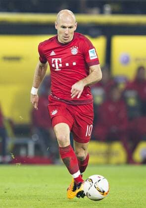 Dortmund, 05.03.2016, Signal-Iduna-Park Arjen Robben (FCB) Borussia Dortmund - Bayern München