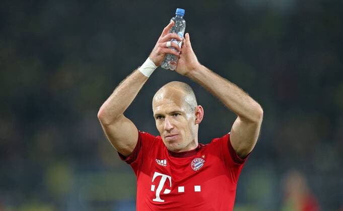 05.03.2016, Fussball 1.Bundesliga 2015 2016, 25.Spieltag, Borussia Dortmund - FC Bayern München, im Signal-Iduna-Park Dortmund. Arjen Robben (Bayern München) 