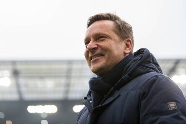 Koeln Manager Horst Heldt (FC Schalke 04) beim Fussball Bundesliga Spiel zwischen dem 1. FC Koeln und FC Schalke 04 am 05.03.2016, Copyright: Schülerx xEibner-Pressefoto EP_jse