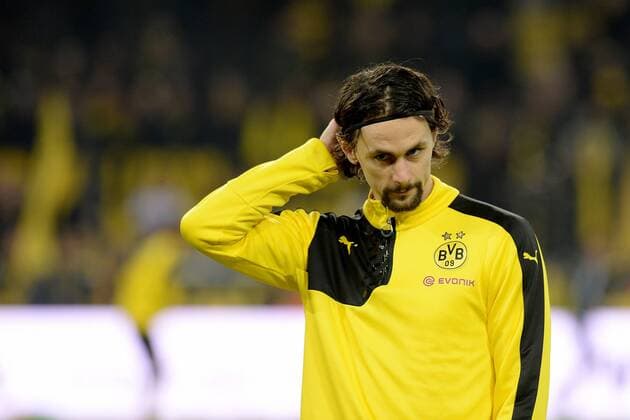 Fußball 1. Bundesliga 25. Spieltag Borussia Dortmund - Bayern München am 05.03.2016 im Signal Iduna Park in Dortmund Neven Subotic ( Dortmund ) xJKx