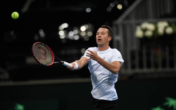 Tennis, Davis Cup, Deutschland - Tschechien, Kohlschreiber - Berdych Philipp Kohlschreiber ,Deutschland