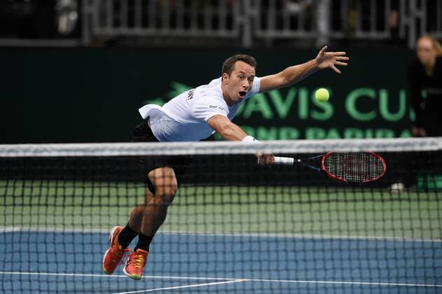 Tennis, Davis Cup, Deutschland - Tschechien, Kohlschreiber - Berdych Philipp Kohlschreiber ,Deutschland