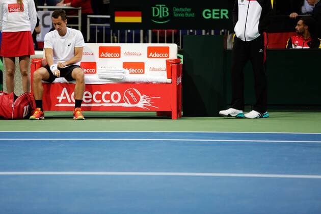 GER.,Tennis, Federations Cup, Deutschland vs Tschechien 06.03.2016, TUI Arena, Hannover, GER, Federations Cup, Deutschland vs Tschechien im Bild Philipp Kohlschreiber (Team Deutschland) nphxrauch