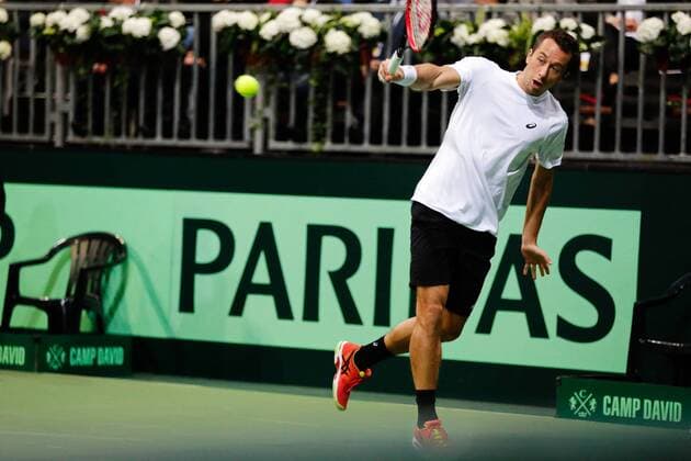GER.,Tennis, Federations Cup, Deutschland vs Tschechien 06.03.2016, TUI Arena, Hannover, GER, Federations Cup, Deutschland vs Tschechien im Bild Philipp Kohlschreiber (Team Deutschland) nphxrauch