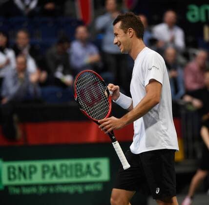 Tennis, Davis Cup, Deutschland - Tschechien, Kohlschreiber - Berdych Philipp Kohlschreiber ,Deutschland