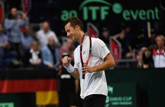 Tennis, Davis Cup, Deutschland - Tschechien, Kohlschreiber - Berdych Philipp Kohlschreiber ,Deutschland