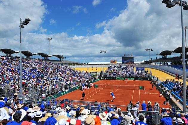 Velodrome TENNIS : Daviscup, Davis Cup, Frankreich - 06 03 2016 TennisMagazine 