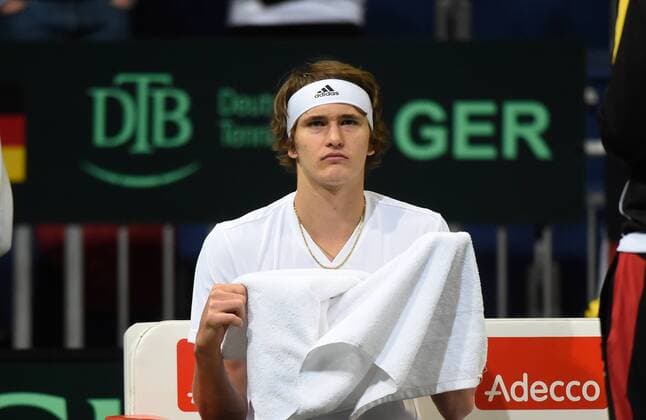 Tennis, Davis Cup, Deutschland verliert gegen Tschechien Alexander Zverev ,Deutschland