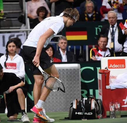 Bilder des Tages - SPORT Tennis, Davis Cup, Deutschland verliert gegen Tschechien Alexander Zverev ,Deutschland