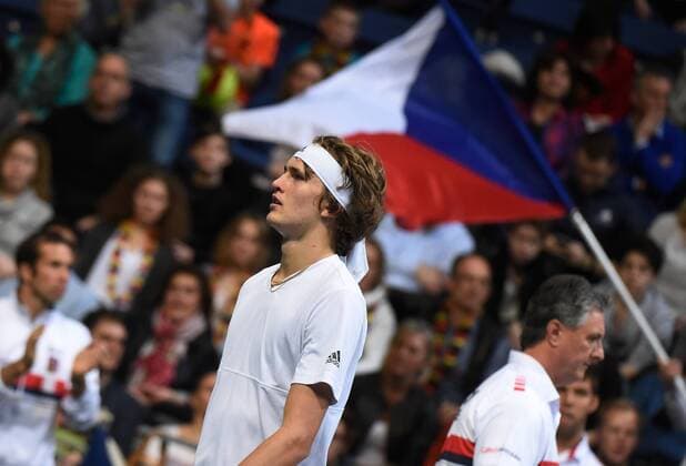 Tennis, Davis Cup, Deutschland verliert gegen Tschechien Alexander Zverev ,Deutschland