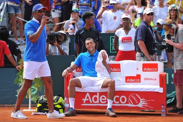 Tennis, Davis Cup, Frankreich - Kanada Yannick Noah TENNIS : Daviscup, Davis Cup, Frankreich vs Kanada - 06 03 2016 TennisMagazine 