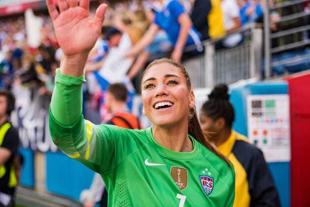 United States GK Hope Solo (1) during the She Believes Cup Women s International Soccer match between France and the United States at Nissan Stadium on March 6, 2016 in Nashville, TN. Soccer 2016: France vs United States MAR 06 - ZUMAc04_